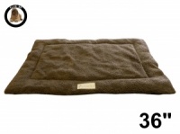 Ellie-Bo Brown Sherpa Fleece Cage Mat to fit Ellie-Bo 36 inch Dog Cage